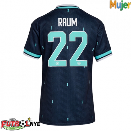Camiseta Alemania David Raum #22 Visitante Equipación para mujer Mundial 2026 manga corta